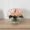 9&#x22; Pink Rose &#x26; Hydrangea Bouquet Arrangement in Vase